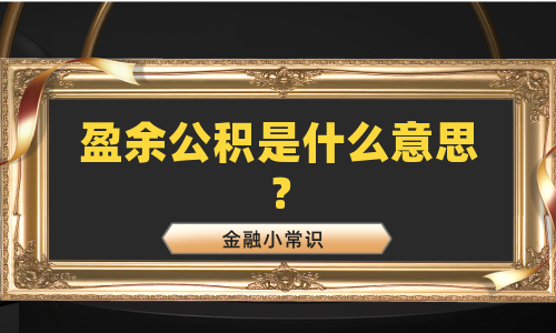 盈余公积是什么意思？